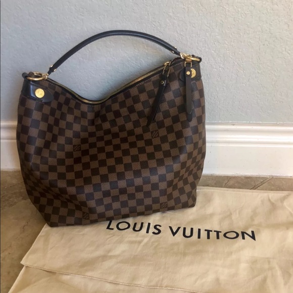 Louis Vuitton Damier Ebene Hobo - Picture 1 of 8